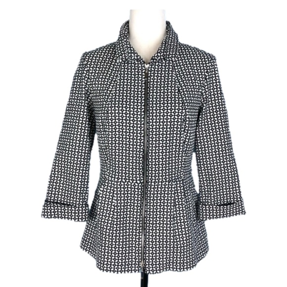 Joseph Ribkoff silver and black jacket - Picture 3 of 7